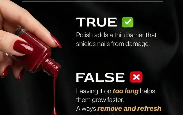 Hand holding a bottle of red nail polish, with polish dripping out.